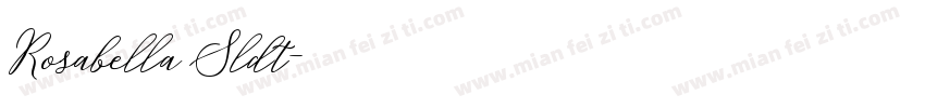 Rosabella Sldt字体转换